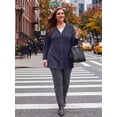 thumbnail image 3 of Cueply Women's Plus Size Cardigan Long Sleeve Lightweight Sheer Open Front Knited Cardigan 1X-4X, 3 of 8