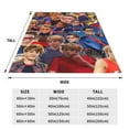 thumbnail image 4 of Henry Danger Character Flannel Blanket Cozy Ultra-Soft Micro Fleece Throw Blanket 40"x30" For Sofa Couch Bed Office Travel, 4 of 7
