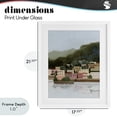 thumbnail image 4 of Stupell Industries Traditional Mountains By The Sea White Framed Print Under Glass, 17 x 21, by Grace Popp, 4 of 8