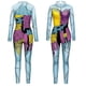 thumbnail image 5 of 26-27 Sally Christmas Women Sexy Slim Jumpsuit Catsuit Cosplay Costumes Zentai Halloween Party Bodysuit, 5 of 5