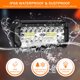 thumbnail image 4 of Barra de luz LED de 7 pulgadas, 240 W, 24000 lm, luces antiniebla, vainas LED todoterreno, luz antiniebla impermeable sumergible AIPROTE, luces de trabajo, inundación, punto súper brillante, haz combi JFHHH pequeña, 4 of 5