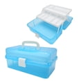 thumbnail image 1 of Craft Caddy Box Caja De Almacenamiento Portátil De 3 Capas Estuche De Almacenamiento Multipropósito De Mano Para Materiales De Arte, Pinturas, Suministros Para Manualidades,, 1 of 7