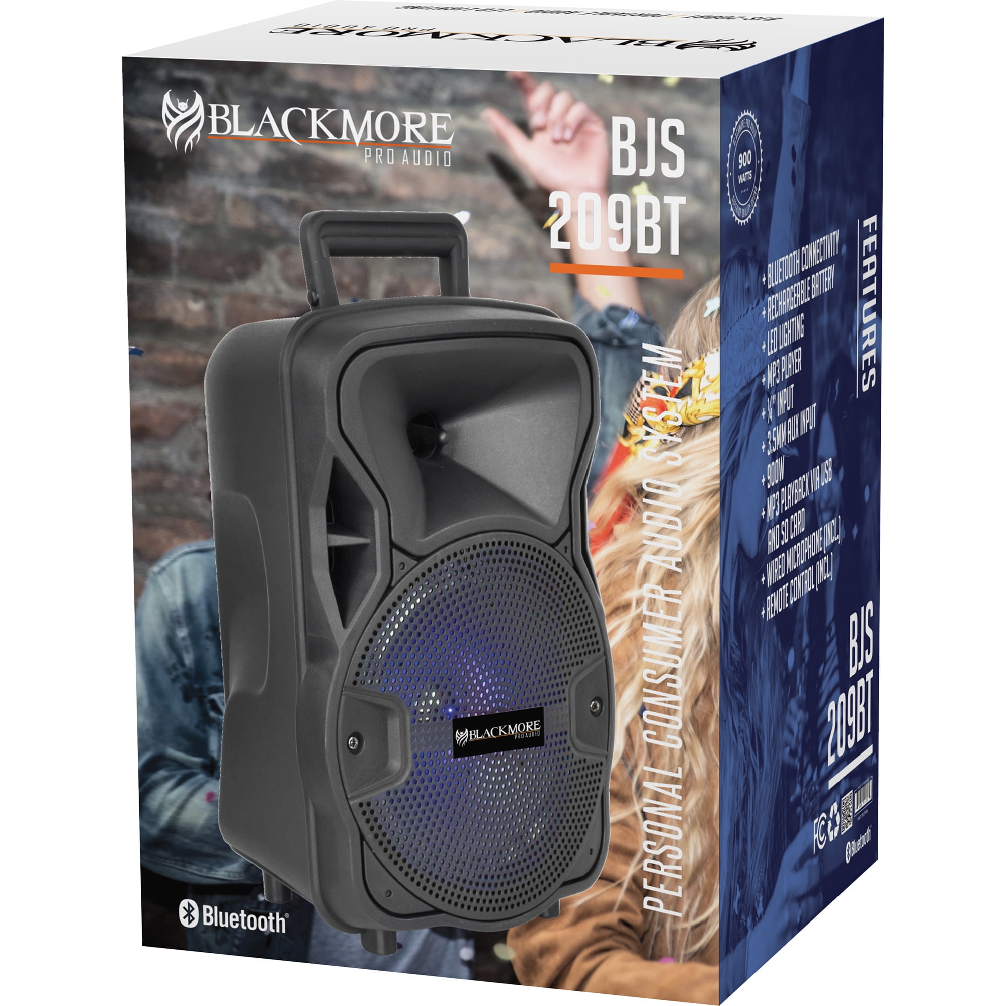 blackmore pro audio bjs 209bt