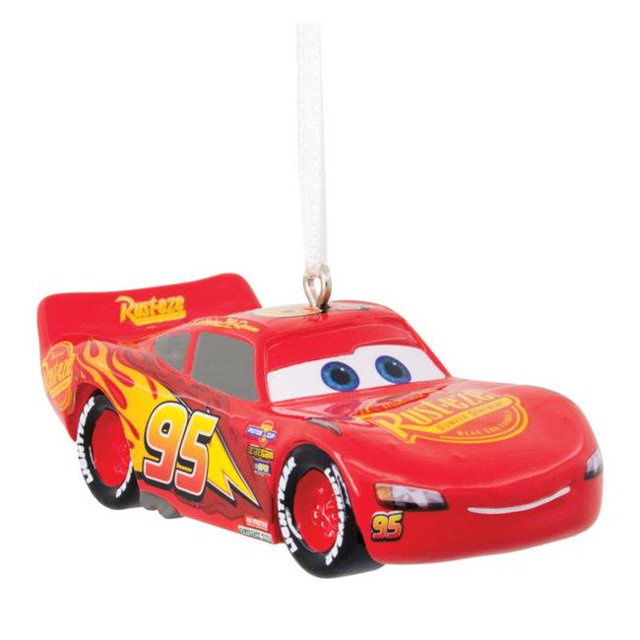 Hallmark 9468307 Voitures 3 Foudre McQueen Résine Ornement de Noël - Multicolore