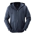 thumbnail image 1 of Sudadera Fruit of the Loom Talla CH con Cierre Gris Oscuro, 1 of 4