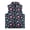 Candy, variant on Polyester Kid Outerwear Vest with Wind Proof, Pink Santa Letter Comfortable Kids Zip Up Vest for Casual Everyday Wear