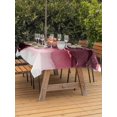 thumbnail image 3 of Outdoor Tablecloth with Umbrella Hole for Patio/Picnic/Party/Camping, Rose Red Marble Waterproof Table Cloth Rectangle Table Cover Washable, Contemporary Abstract Fluid Aesthetic (54"x 80"), 3 of 9