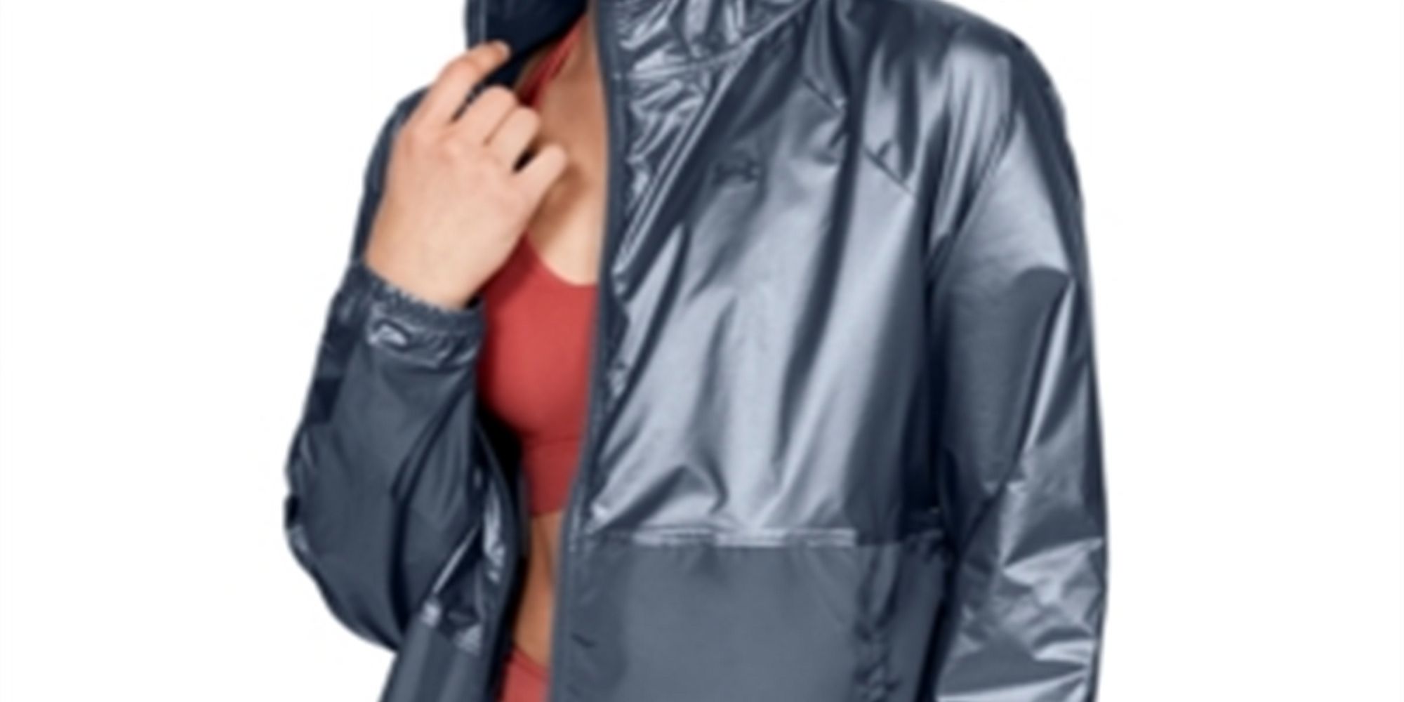 Under Armour Womens Ua Storm Metallic Hooded Jacket - image 5 of 6