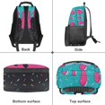 thumbnail image 5 of Yspwyqan Girls Backpack 10-12 Years Old, Ice Cream Drip Bow 17 Inch Lightweight School Bag, Double Zipper with Front Pocket, Casual Daypack for Middle School Hiking, 5 of 7