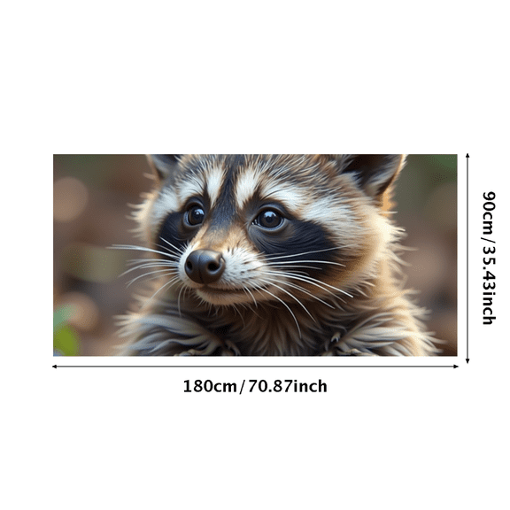 Adorable Raccoon Themed Background Banner Party Decorations for Photography Props Kids Party Wildlife Themed Event Nature Inspired Celebration