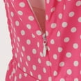 thumbnail image 4 of Robe Rétro à Bretelles Col Rond Imprimé Ample Confortable pour Femmes, 4 of 9