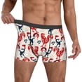 thumbnail image 2 of Kdxio Men's Boxer Briefs with Roosters Print - Comfortable and Breathable Underwear for Everyday Wear, 2 of 7