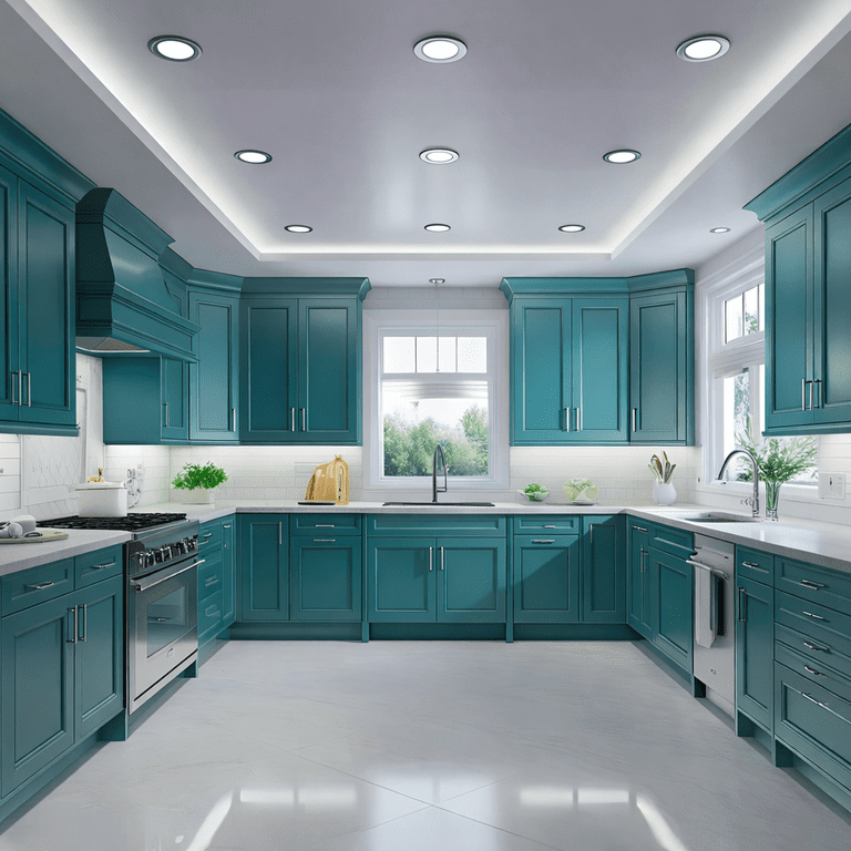 ALL-IN-ONE Matte Home Indoor Paint, Capri (Green Teal), 8oz Sample