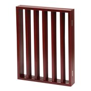 Home District Freestanding Pet Gate Real Wood 3-Panel Tri Fold Folding
