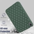 thumbnail image 3 of Back Case for iPad 9th Gen 2021/8th Gen 2020/7th Gen 2019, Stylish Diamond Texture Soft TPU Anti-Slip Lightweight Ultra Slim Drop Protective Shockproof Cover for iPad 10.2 Inch, Green, 3 of 7