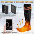 thumbnail image 3 of App-controlled Heated Socks - 5000mah Battery-powered Foot Warmers For Outdoor, 3 of 5