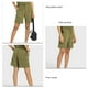 thumbnail image 4 of Pantalones cortos deportivos sueltos para mujer, cintura elástica, cordón, bolsillos laterales, pantalones cortos deportivos suaves informales para correr, 4 of 5