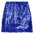 thumbnail image 6 of Alvivi Women's Sparkle Sequins Pencil Skirt Micro Mini Skirt Night Out Party Club Dance Skirts Blue M, 6 of 7