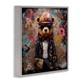 thumbnail image 4 of Stupell Industries Urban Graffiti Bear Animals & Insects Painting Gray Framed Art Print Wall Art, 17 x 17, 4 of 10