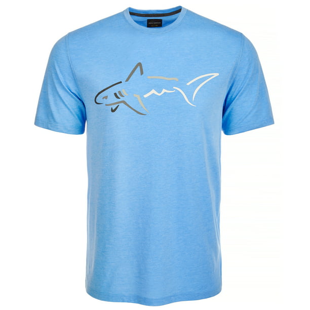 Greg Norman T-Shirts - Mens T-Shirt Classic Light Shark Logo Tee 2XL ...