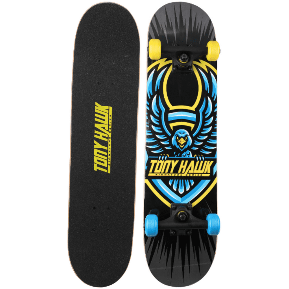 Tony Hawk 31" Popsicle Badge Hawk Skateboard with Pro