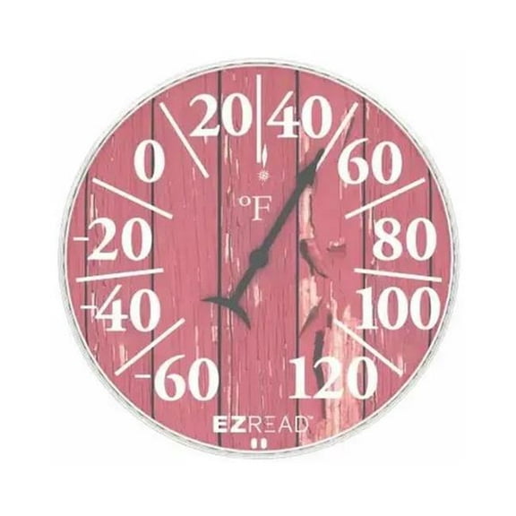Headwind Consumer Products 140334 8 in. Dial Thermometer with Old Barn Wood Look