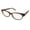 striped brown, variant on NEW BARTON PERREIRA SHERILYN WOMENS/LADIES DESIGNER FULL-RIM STRIPED BROWN "SCHOOL TEACHER" SHAPE LOOK FRAME DEMO LENSES 49-17-140 EYEGLASSES/GLASSES