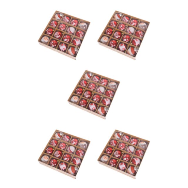 kurtrusly Easy To Christmas Ball Christmas Themed Elements For Christmas Decorations 2 5Set
