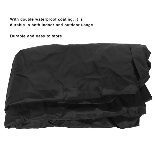 Polyester Cover Black Mower Cover, Lawn Mower Cover, Weeding Machine Waterproof for Home Use Outdoor
