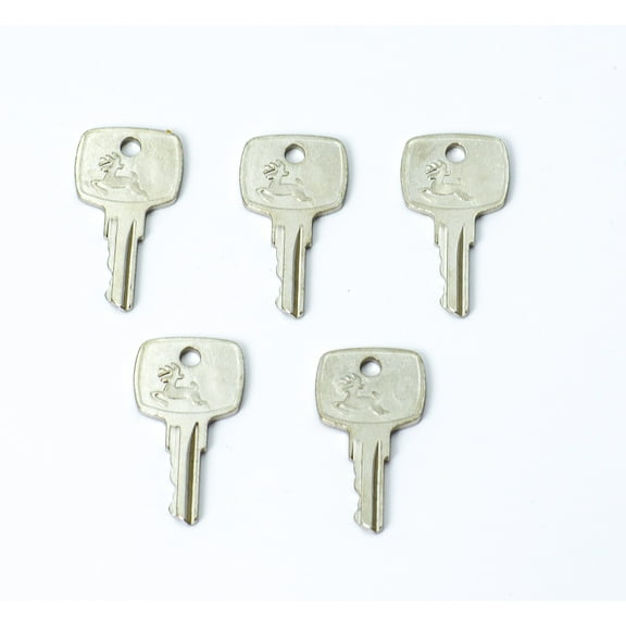 Replacement Ignition Key AR51481 Compatible with John Deere Equipment Tractor, Loader Excavators, Lawn Tractor, Dozers | Fits JD Backhoe 310D, 955, 410, 4500 | Part Numbers R45361, AT195302, AT145929