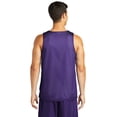 thumbnail image 2 of Classic Men Mesh Reversible Tank Color Purple Size Medium, 2 of 8