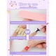 thumbnail image 4 of Press on Nails EBANKU Kids Flower Mermaid Heart 130 unidades, 4 of 7