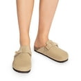 thumbnail image 5 of BURUDANI Women Cork-Footbed Arch-Support Clogs Mules Slip-On Comfort Slides Sandals for Everyday Wear, 5 of 6