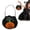B, variant on 1Pcs Black Plush Halloween Treat Basket With A 12cm/4.72in Handle, Jack O Lantern Pumpkin Candy Holder, Fall Harvest Party Storage Pouch for Entryway Display, Reusable, 15*13cm/5.91*5.12in