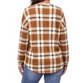thumbnail image 4 of WellSize Plus Size Sweatshirts for Women Plaid Crewneck Long Sleeve Shirts Casual Fall Tunic Tops Lightweight Pullover Sweatshirts, 4 of 7
