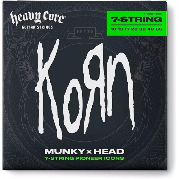 Dunlop Heavy Core Korn 7-String 10-65 Guitar Strings #KRHCN10657