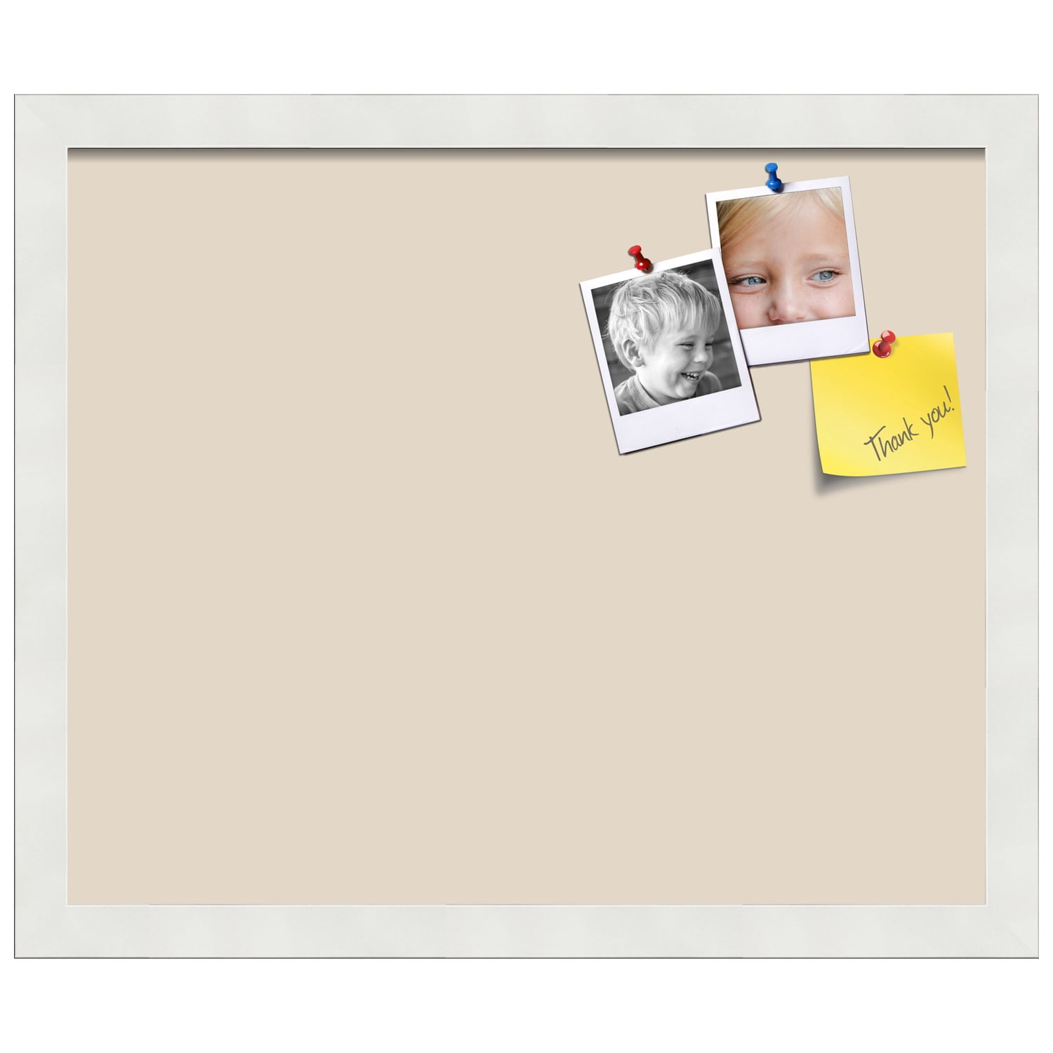 PinPix 17x14 Custom Cork Bulletin Board Desert Pastel Poster Board Has a Fabric Style Canvas Finish, Framed in Desert Pastel, by ArtToFrames (PinPix-1815)