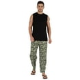 thumbnail image 5 of Inkmeso Printed Bottom Cotton Sleep Pajamas For Men's Elastic Waist Pajama Pants w/ Pockets, 5 of 7