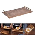 thumbnail image 4 of Bandeja de madera de acacia Rectángulo Pto M perfecl Bandeja de servicio de madera, 4 of 8