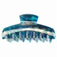thumbnail image 2 of QinGoo Jumbo Large Hair Claw Clip for Women Strong Non-Slip Thick Long Hair Accessory 1 Count, 4.7 Inch, Dark Blue, 2 of 5