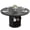Black, variant on Gaderth 47 Inch Round Dining Table with Storage, Circle Kitchen Table for 4-6, Kitchen Tables with Wood Slide Door and 3-Layer Storage Shelf for Home Dining Room Living Room