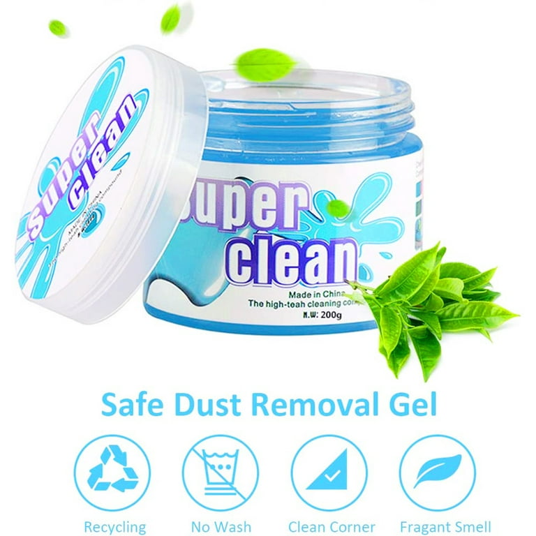Universal Sticky Slime Dust Cleaning Mud Cleaner Magic Dust Cleaner Gel For  Keyboard AC Car Clean Etc - Yellow