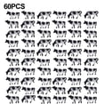 thumbnail image 1 of Lefu 60pcs N Scale Cows Model 1:150 Model Railway Painted Farm Animals Model Scene, 1 of 9