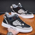 thumbnail image 6 of Mens Sports Sneakers Lace-Up Outdoor Shoes Cozy Shock-Absorption (Black 41), 6 of 9