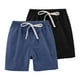 thumbnail image 1 of Odeerbi 2-13 Años Para Niños Niñas 2 Pcs Summer Cotton Linen Shorts Entrenamiento de Deportes Deportivos Atletismo Shorts Sólidos de Color Sólido, 1 of 8