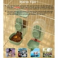 thumbnail image 3 of Hanging Automatic Pet Food Water Dispenser, Auto Pet Feeder and Waterer Set, Cage Food Bowl Dog Feeding Station, 3 of 4