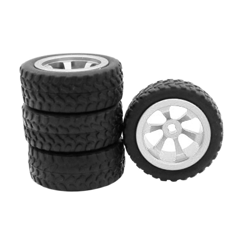 4 Pieces Non Wheel Tires Replacement Accessories 28 Control Race Car