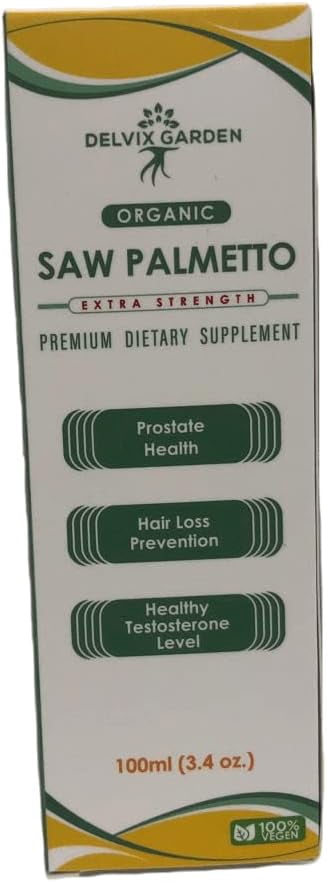 Delvix Garden Saw Palmetto Liquid Extract 100ml Bottle