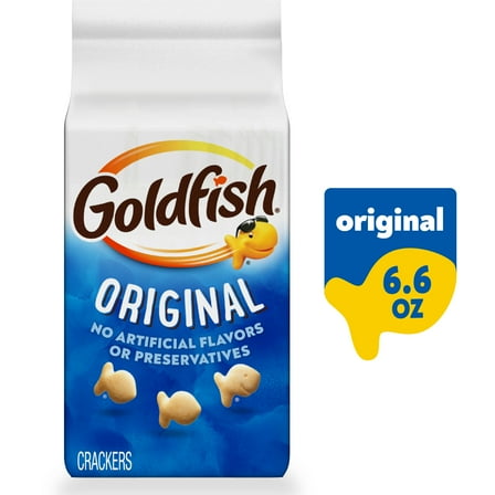 Goldfish Original Crackers, 6.6 oz Bag