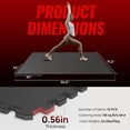 thumbnail image 3 of .;; Thick Sq Ft Rubber Top Exercise Equipment Mats High Density EVA Foam Mats with Rubber Top Interlocking Gym Flooring for Home Gym Protective Workout Mat /G, 3 of 9